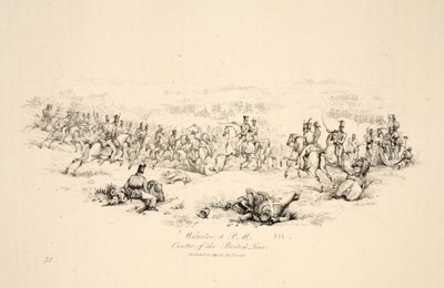 Waterloo 8pm, Centre of the British Line, pub J. Booth by George Jones